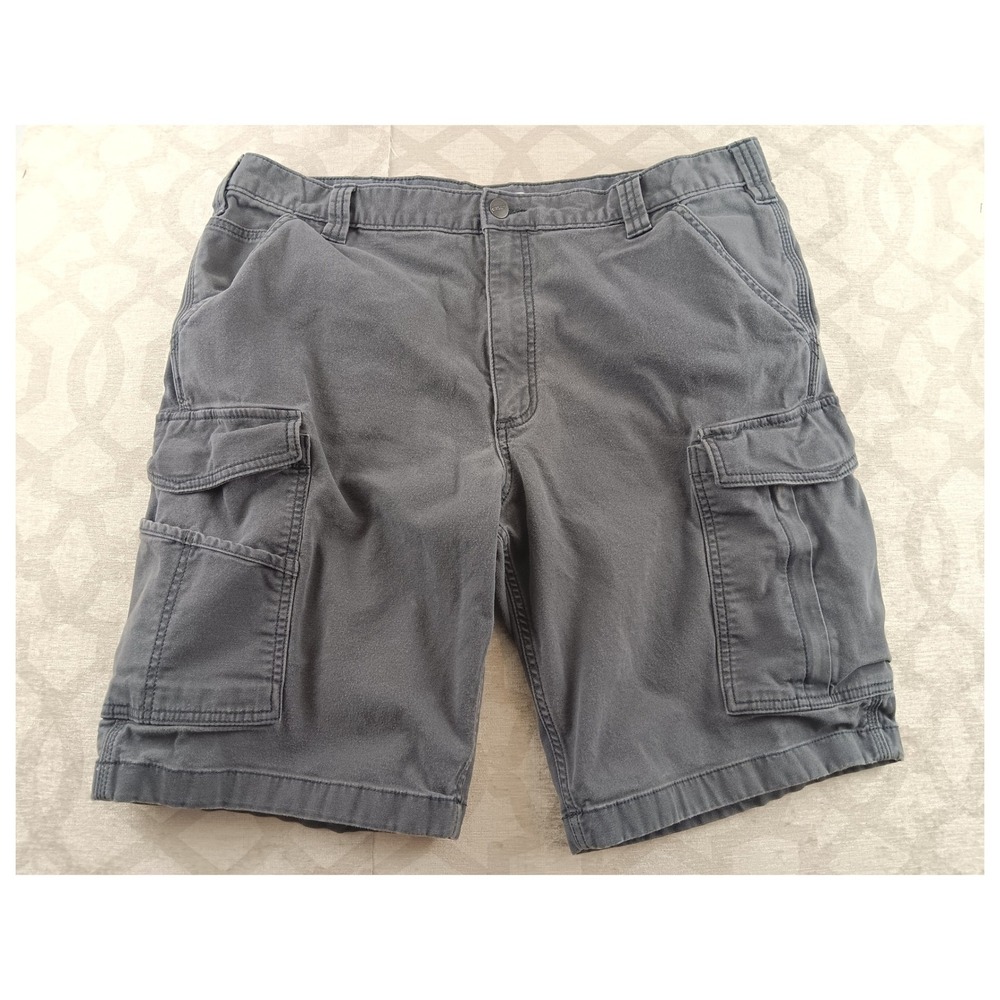 Carhartt Mens Relaxed Fit Cargo Shorts Gray Size 38 Built to Serve - Picture 9 of 9
